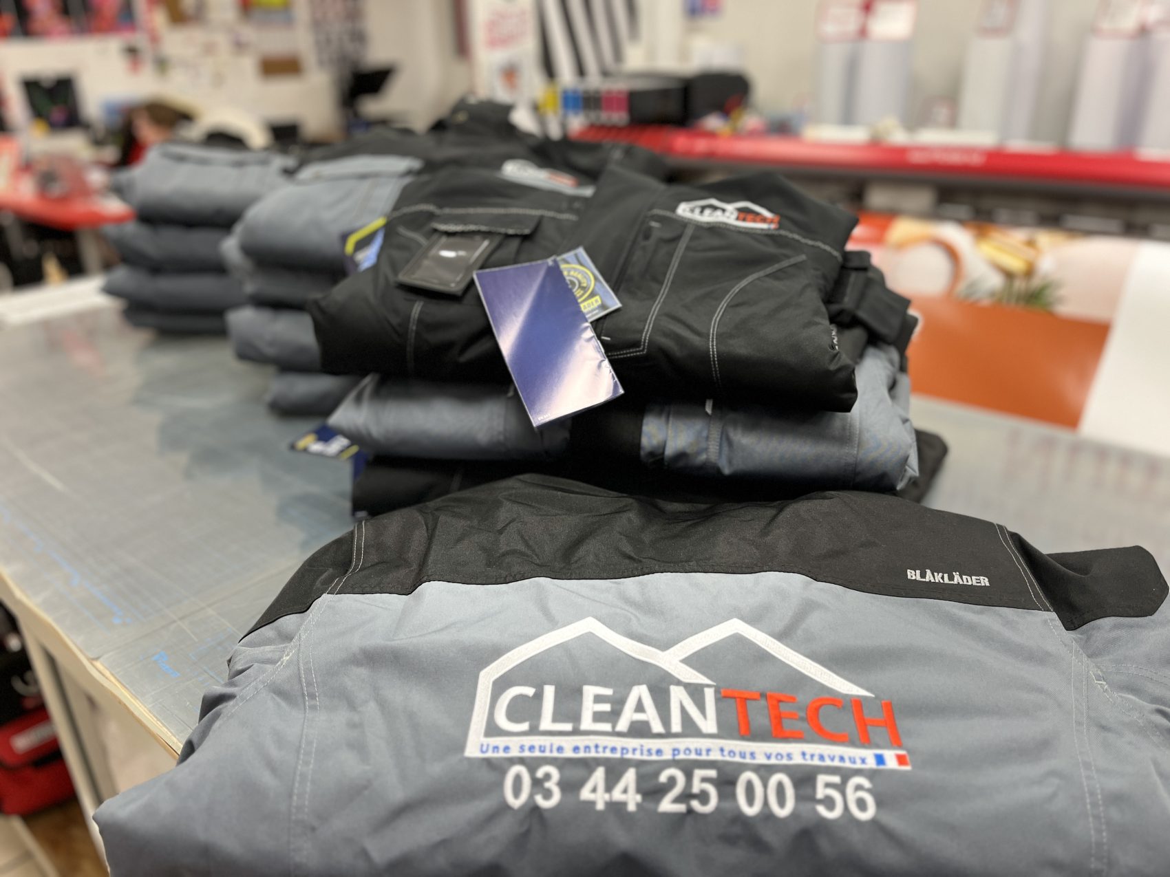 Vêtements de travail personnalisés pour Cleantech dans l’Oise