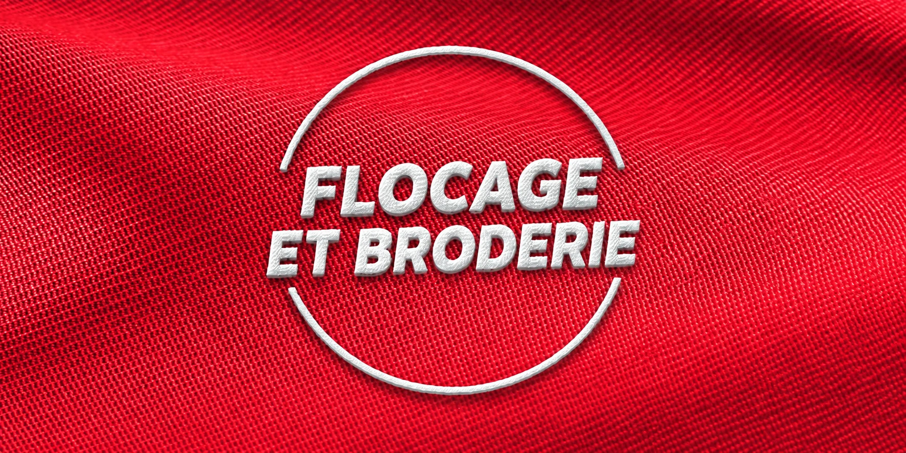 Illustration de textiles destinés au flocage et à la broderie